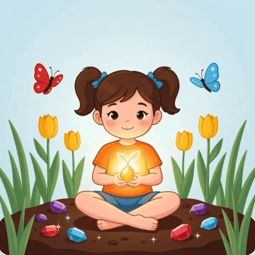 Free Children's Book Illustration Template to Edit Online