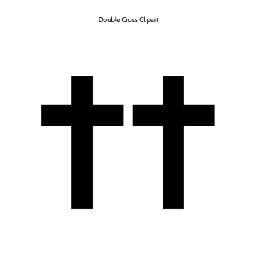 Free Double Cross Vector Clipart (PNG, SVG) to Edit Online