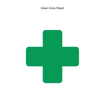 Free Green Cross Vector Clipart (PNG, SVG) to Edit Online