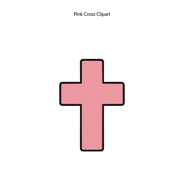 Free Pink Cross Vector Clipart (PNG, SVG) to Edit Online