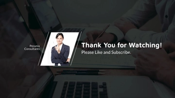 Free Professional YouTube End Screen Template to Edit Online