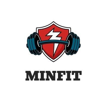 Free Minimal Gym Equipment Logo to Edit Online