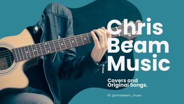 Free Youtube Music Banner Template to Edit Online