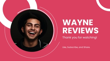 Free Video Review Youtube End Screen Template to Edit Online