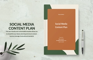 Social Media Content Plan Template