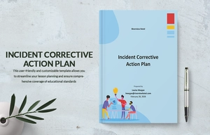 Incident Corrective Action Plan Template