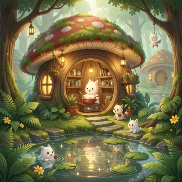 Free Fantasy Landscape Illustration Template to Edit Online