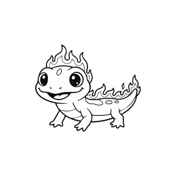 Free Cartoon Character Outline Template to Edit Online
