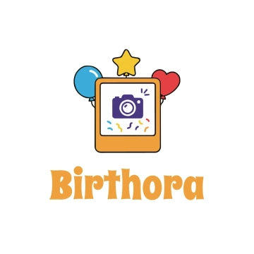 Free Birthday Photo Booth Logo to Edit Online