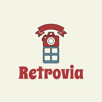 Free Retro Photo Booth Logo to Edit Online