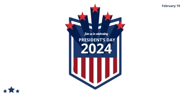 Free Presidents Day Event Facebook Post Template to Edit Online