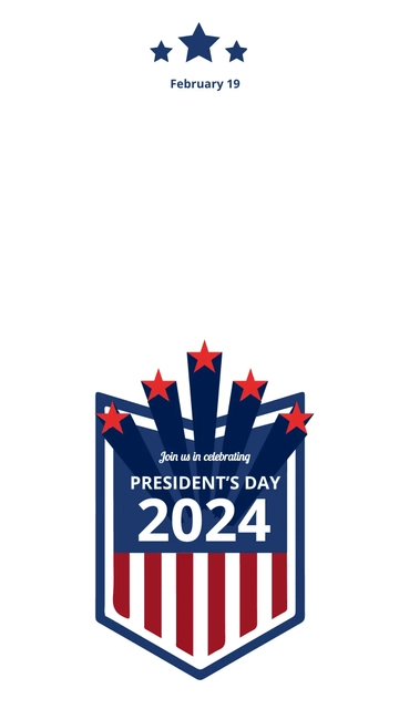 Free Presidents Day Event Whatsapp Post Template to Edit Online