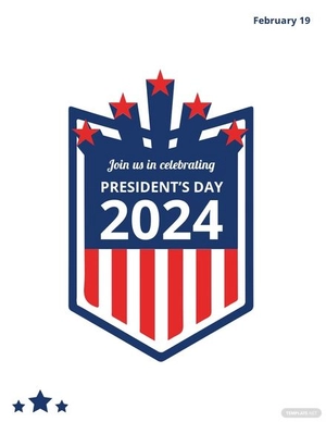 Presidents Day Event Flyer Template