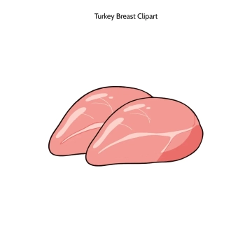 Free Turkey Breast Vector Clipart (PNG, SVG) to Edit Online