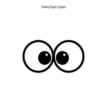Free Turkey Eyes Vector Clipart (PNG, SVG) to Edit Online