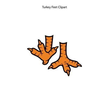 Free Turkey Feet Vector Clipart (PNG, SVG) to Edit Online