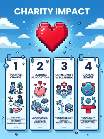 Free Charity Infographic Template to Edit Online