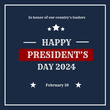 Free Vintage Presidents Day Instagram Post Template to Edit Online