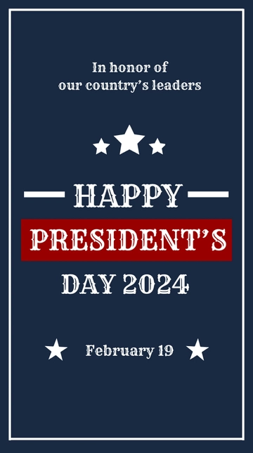 Free Vintage Presidents Day Whatsapp Post Template to Edit Online