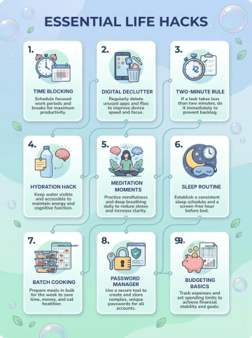 Free List Infographic Template to Edit Online