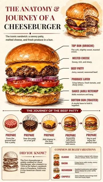 Free Food Infographic Template to Edit Online