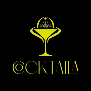 Free Premium Cocktail Bar Logo to Edit Online