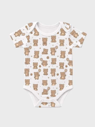 Free Baby Onesie Mockup to Edit Online