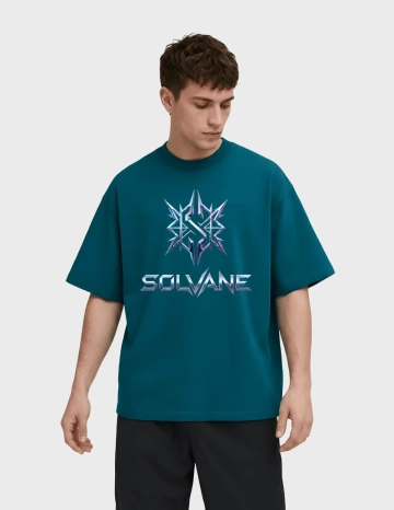Free Teal T-shirt mockup to Edit Online