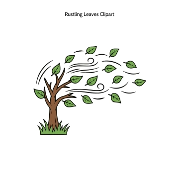 Free Rustling Leaves Vector Clipart (PNG, SVG) to Edit Online