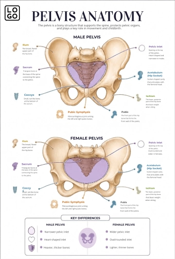 Free Pelvis Anatomy Template to Edit Online