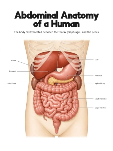 Free Abdominal Anatomy Template to Edit Online