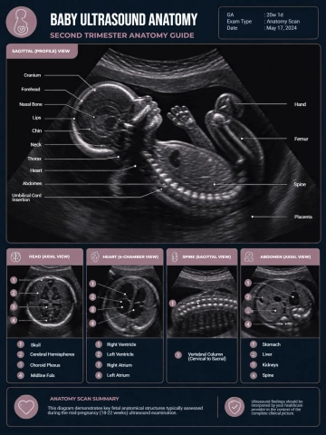 Free Baby Ultrasound Anatomy Template to Edit Online