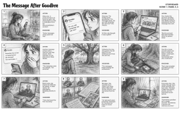 Free Short Film Storyboard Template to Edit Online