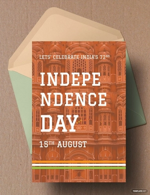 15th August Indian Independence Day Template