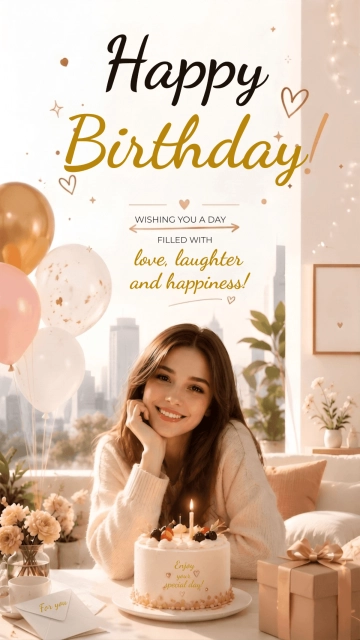 Free Happy Birthday Template to Edit Online