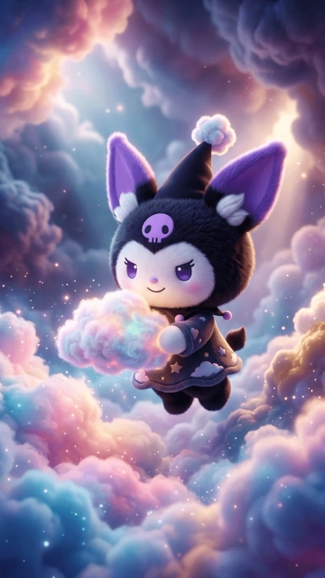 Kuromi Wallpaper Template to Download