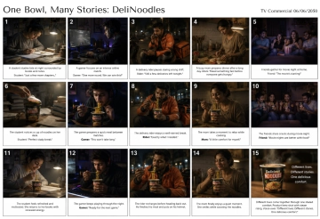 Free TV Commercial Storyboard Template to Edit Online