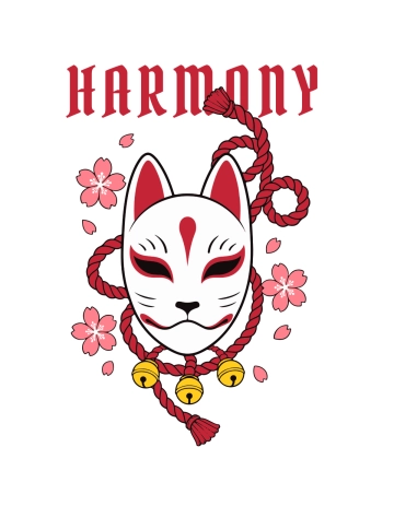 Free Japanese Typography T-Shirt Design Template to Edit Online
