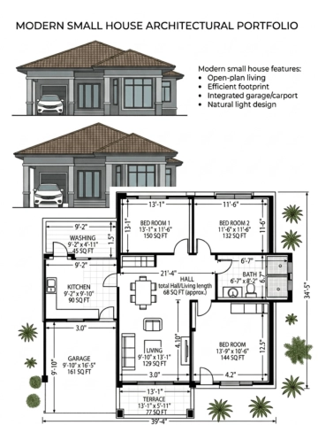 Free Tiny House Plan Template to Edit Online