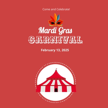 Free Mardi Grass Carnival Instagram Post Template to Edit Online Free Mardi Grass Carnival Instagram Post Template to Edit Online