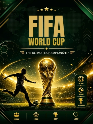 Free FIFA World Cup Cover Template to Edit Online
