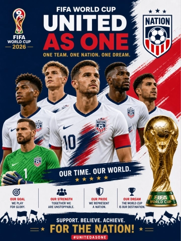 Free FIFA World Cup Team Template to Edit Online