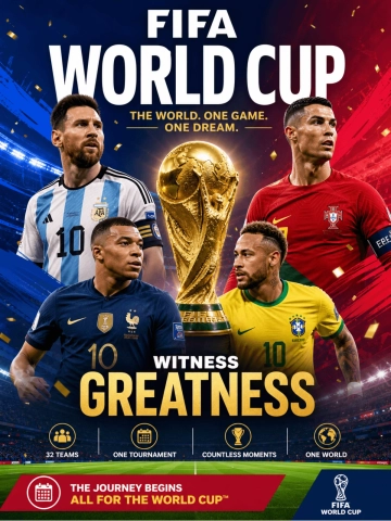 Free FIFA World Cup Flyer Template to Edit Online