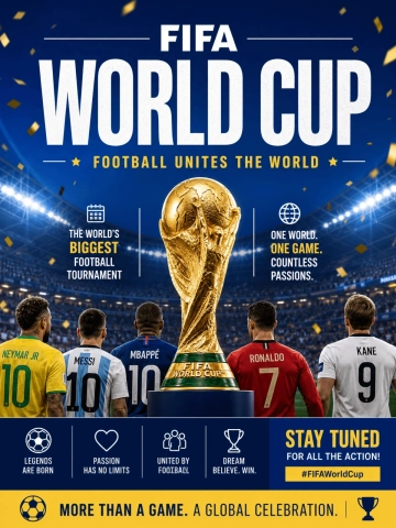 Free FIFA World Cup Instagram Post Template to Edit Online