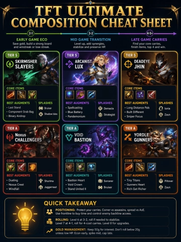 Free TFT Cheat Sheet Template to Edit Online