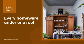Free Homeware Store Facebook Ad Template to Edit Online