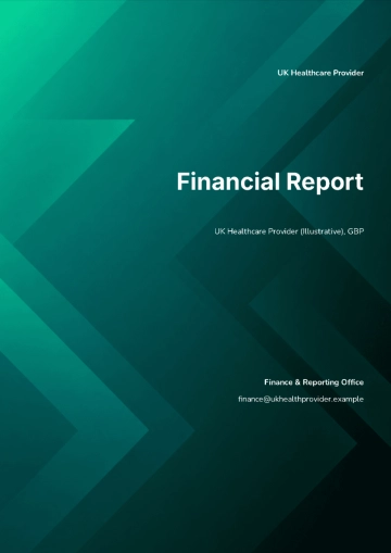 Free Financial Report Template to Edit Online