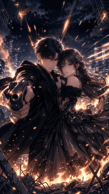 Free Anime Couple Template to Edit Online