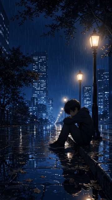 Free Sad Anime Template to Edit Online