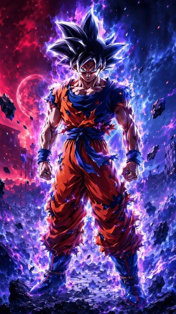 Free Anime Power Template to Edit Online